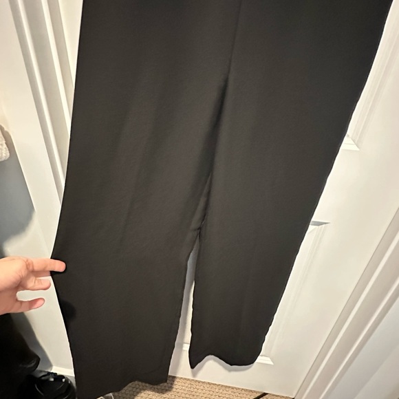 A134 Banana Republic Jumpsuit V Neck Sleeveless Satin Tuxedo Wedding Evening 4 - Picture 7 of 12